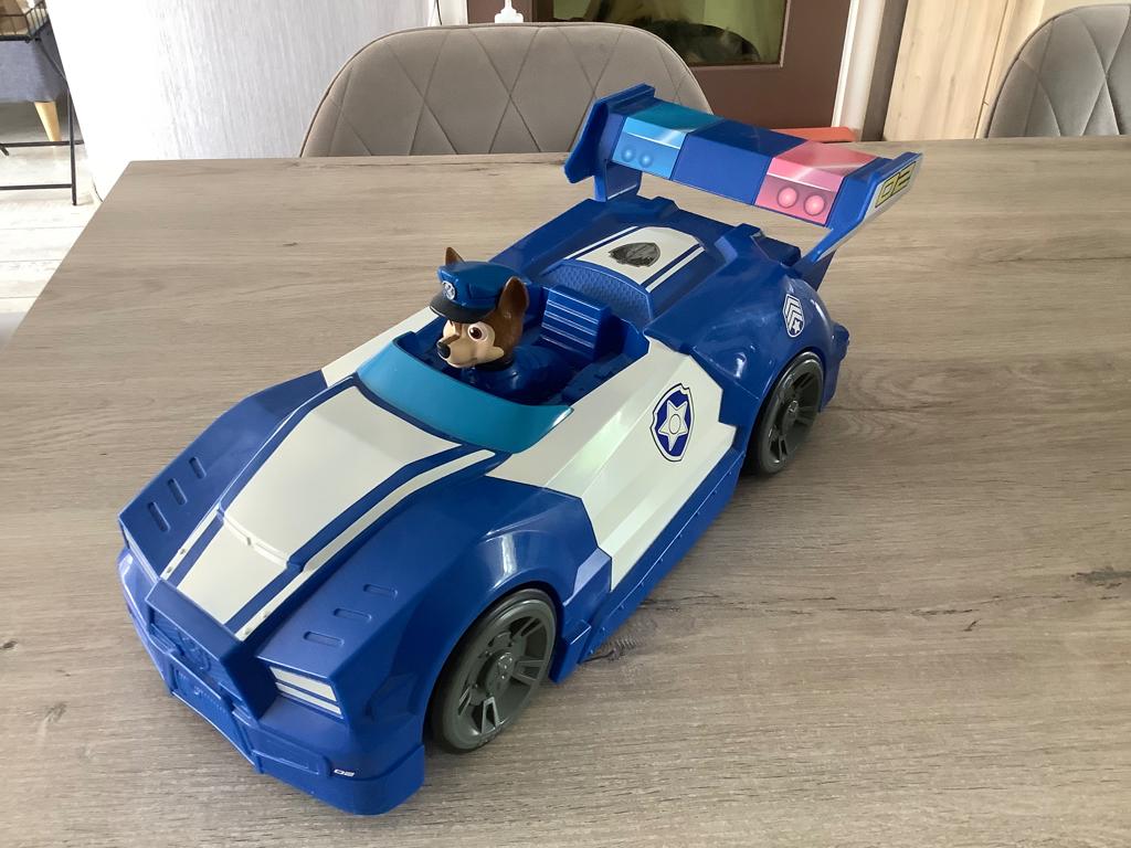 Paw Patrol Chase Xl voertuig (18x47 cm), Ophalen of Verzenden, Zo goed als nieuw