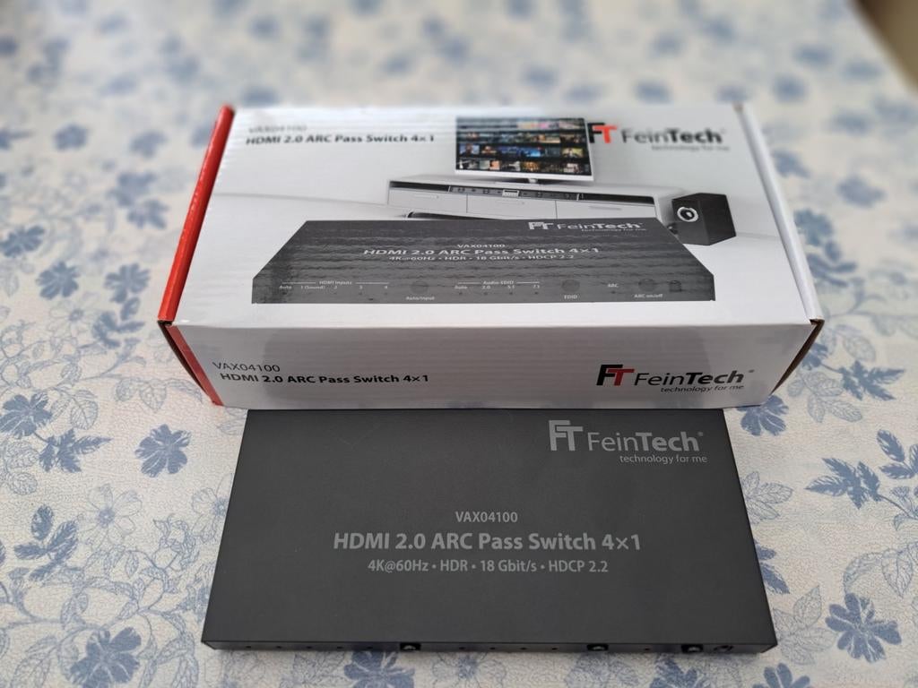 FeinTech HDMI 2.0 ARC VAX04100 4x1 switch, Ophalen