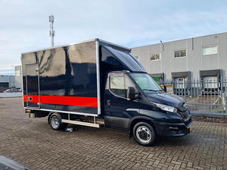 Iveco Daily 35C18 3.0D Bakwagen LBW Laadklep Euro 6 GVW 3500, Autos, Camionnettes & Utilitaires, Entreprise, Achat, ABS, Airbags