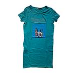 GLO-STORY turquoise jurk, maat S, Kleding | Dames, Nieuw, Maat 36 (S), Boven de knie, Verzenden