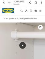 Kledingroede komplement ikea, Enlèvement