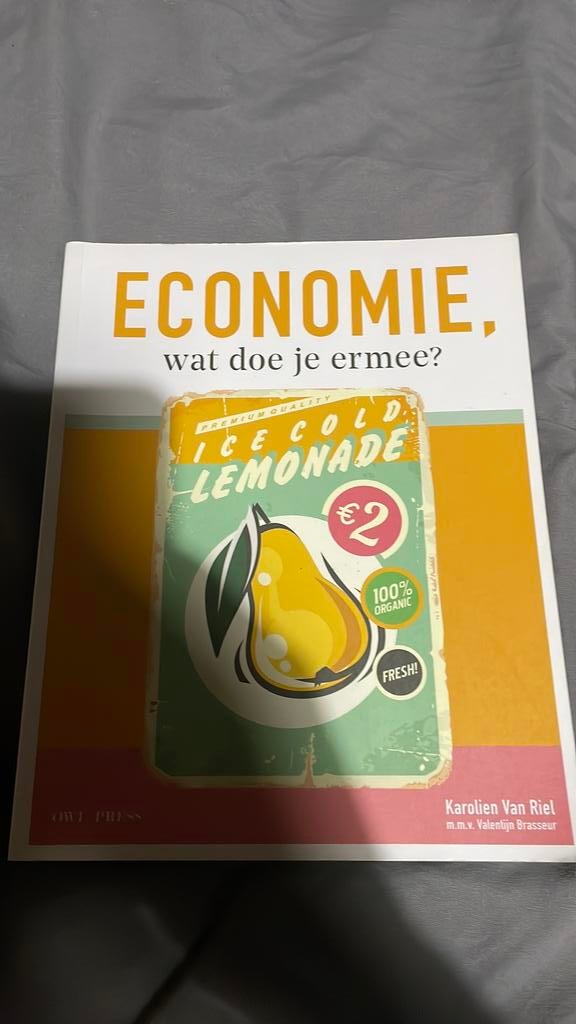 Economie, wat doe je ermee?, Livres, Économie, Management & Marketing, Enlèvement, Comme neuf