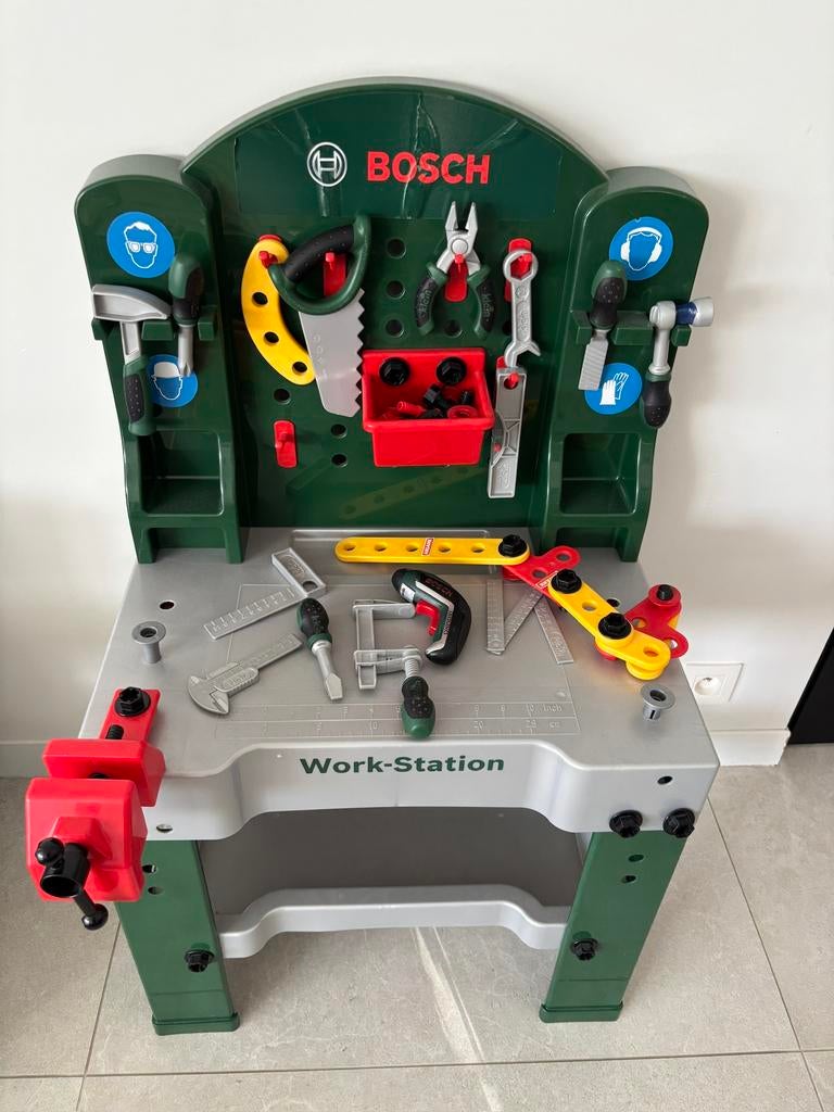 Speelgoedwerkbank, Enlèvement, Utilisé