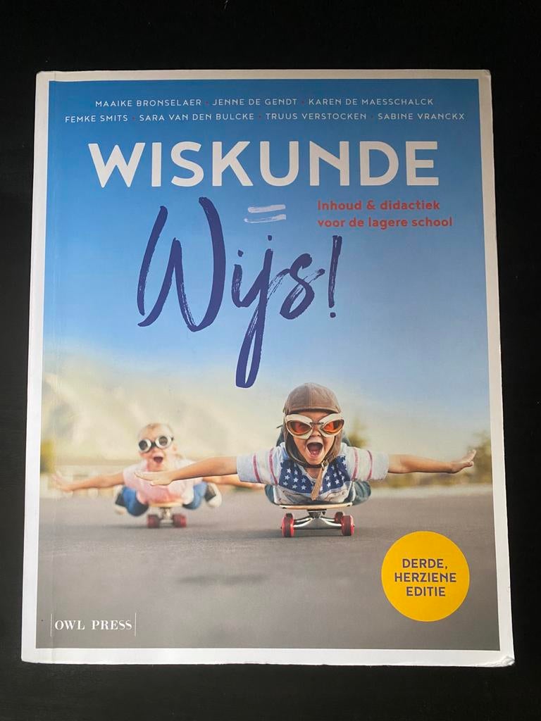 Wiskunde = Wijs! Inhoud & didactiek voor de lagere school, Boeken, Schoolboeken, Ophalen of Verzenden, Zo goed als nieuw