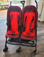 Tweelingbuggy Maxi Cosi Dana for 2 volledig uigerust, Ophalen, Regenhoes