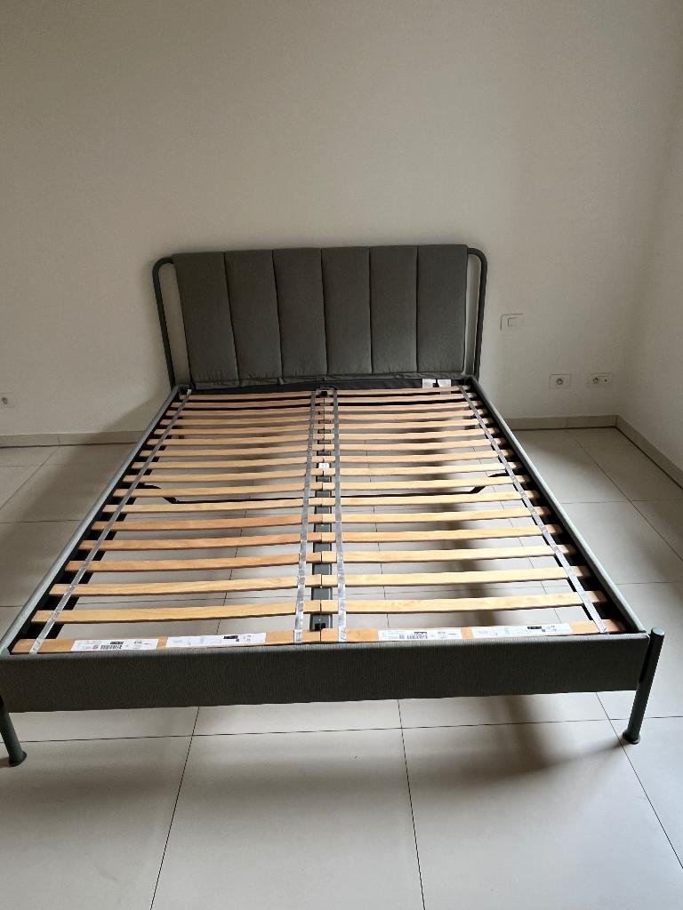 tweepersoonsbed, Comme neuf, Deux personnes, 160 cm, Vert