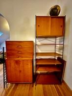 Vintage modulair wandsyteem, Huis en Inrichting, Ophalen, Gebruikt, Metaal