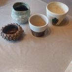 Mooie decoratieve bloempotten ,4 stuks, Ophalen of Verzenden