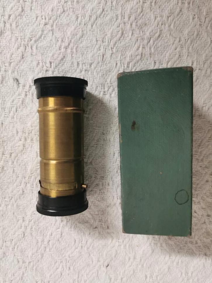 Lentille ancienne en cuivre Petzval, Antiquités & Art, Antiquités | Bronze & Cuivre, Enlèvement ou Envoi