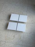 Paar witte Christophe Gevers “GE 20 FL” wandlampen, Ophalen of Verzenden