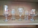 5 bierglazen: Saison Dupont, Filou, Leffe, Stella Artois..., Huis en Inrichting, Ophalen of Verzenden, Gebruikt