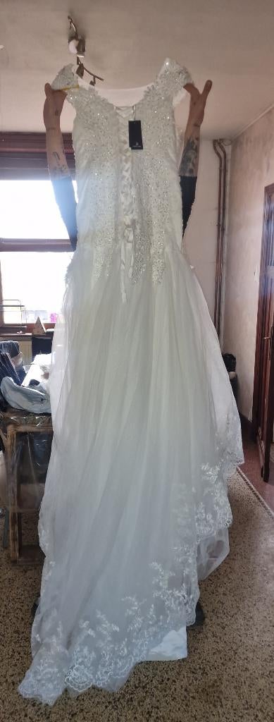 Robe de mariée, Vêtements | Femmes, Vêtements de mariage & Accessoires de mariage, Neuf, Sans marque, Blanc, Enlèvement