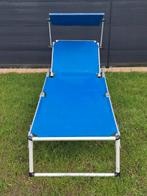 aluminium ligstoel, Ophalen, Zo goed als nieuw, Aluminium, Verstelbaar
