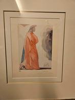 Gesigneerde ets Salvador Dali, Ophalen