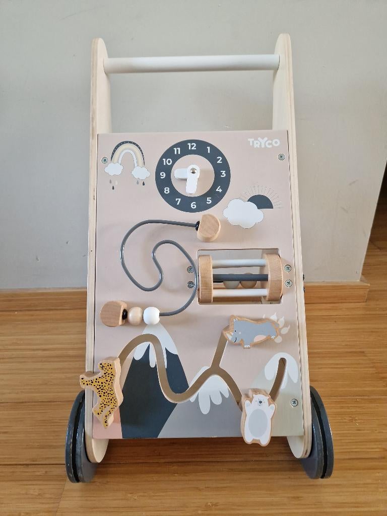 Trotteur d’activités en bois Tryco, Ophalen