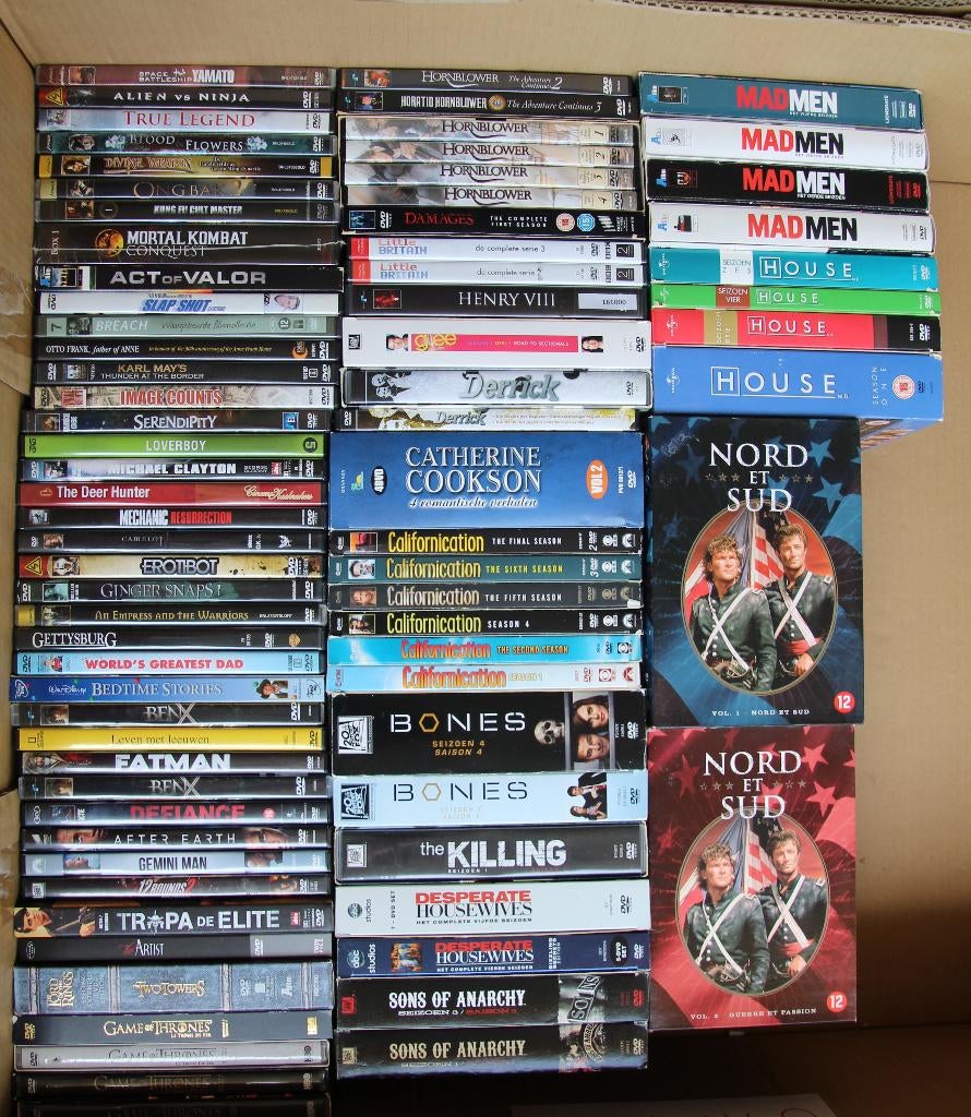 DVD's lot van + 100 stuks , ALLES ORIGINEEL ., Enlèvement, Comme neuf