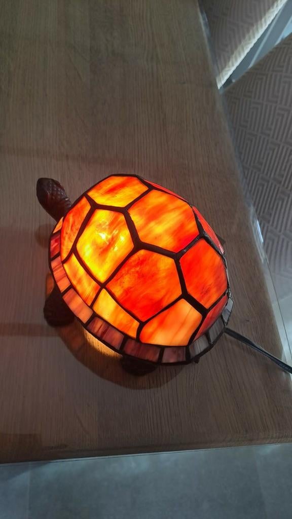 Lampe veilleuse Tortue
style Tiffany, Enlèvement