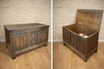 Massieve Eiken Dekenkist / Opbergkist – 100 cm, Ophalen, Zo goed als nieuw