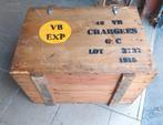 Caisse en bois militaire Belge 14-18, mai 1940, Collections, Enlèvement