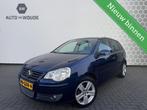 Volkswagen Polo 1.4-16V Comfortline Cruise control, Airco, e, Auto's, Voorwielaandrijving, Stof, Gebruikt, Zwart