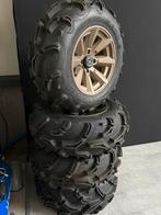 Zgan Set wielen Yamaha Grizzly 700 4x4 velgen banden grizzly, Motos, Enlèvement