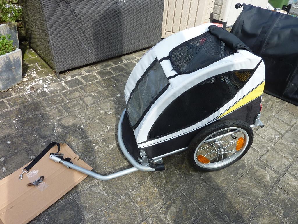 Remorque pour vélo pour chien Trixie medium, 20 à 40 kg, Comme neuf, Enlèvement, Trixie