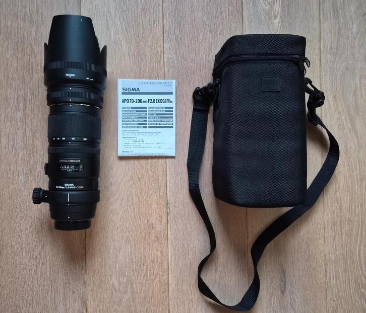 Sigma 70-200 mm F/2.8 EX DG APO DG OS HSM Nikon, TV, Hi-fi & Vidéo, Photo | Lentilles & Objectifs, Utilisé, Enlèvement ou Envoi