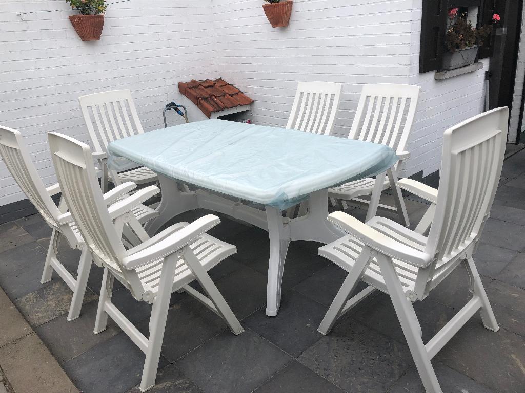 tuinmeubelen, Jardin & Terrasse, Enlèvement, Comme neuf, Salons de jardin