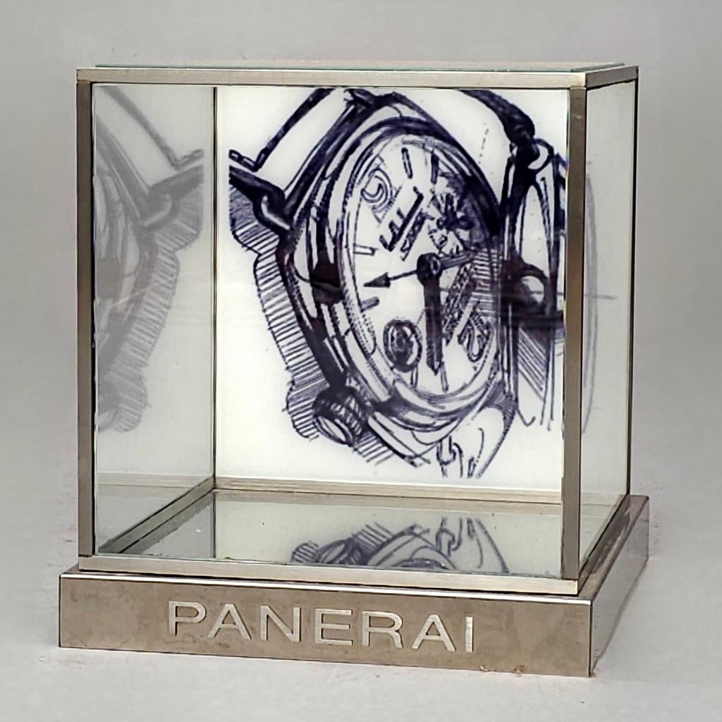 Vitrine d’Exposition Officielle Panerai – Origine Florence, 25 à 50 cm, Avec tablette(s), Moins de 100 cm, Comme neuf