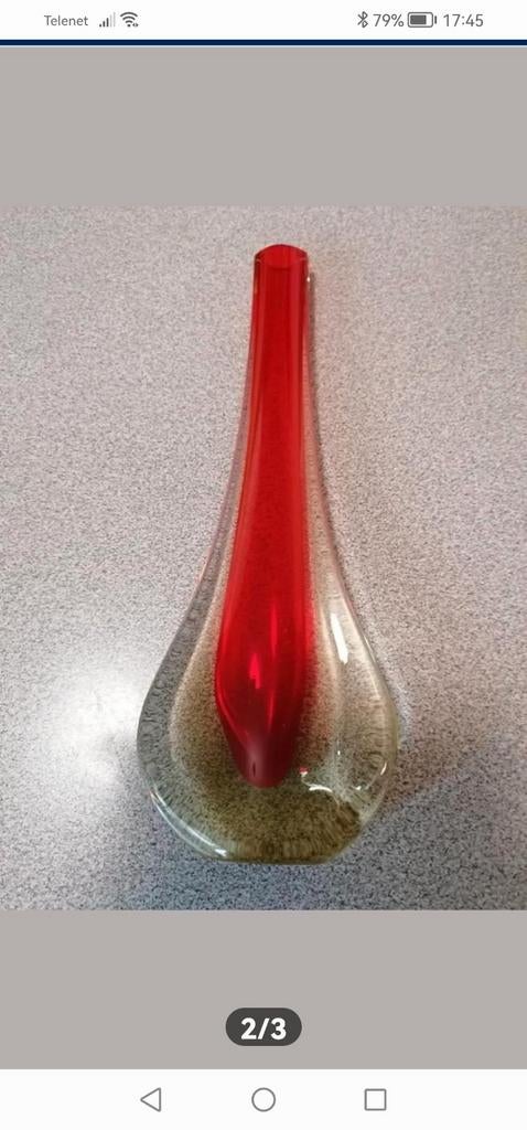 Hele speciale murano vaas 28 cm H en 10 breeds
Flavio Poli v, Antiek en Kunst, Ophalen