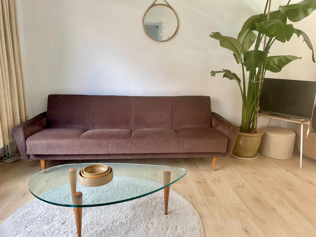 Mid century zetelbed, Huis en Inrichting, Zetels | Zetels, Ophalen, Gebruikt, Mid century