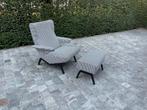 Ligne roset Archi lounge zetel met poef, Huis en Inrichting, Ophalen, Zo goed als nieuw, Stof