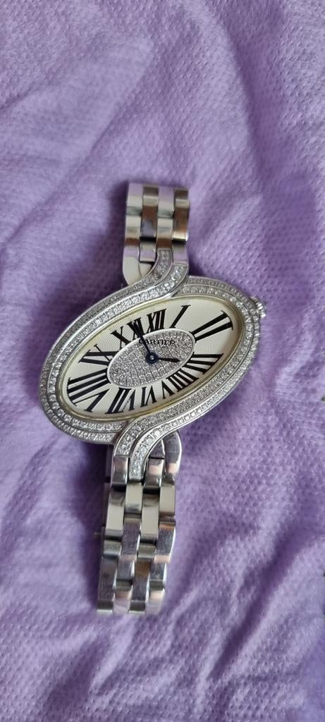 Horloge met strassteentjes, Bijoux, Sacs & Beauté, Montres | Femmes, Montre-bracelet, Autres marques, Enlèvement, Avec strass