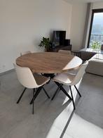 JUNTOO + PRENUPTIA eettafel en stoelen, Ophalen, Zo goed als nieuw