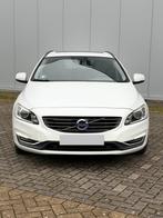 Volvo V60 D6 Hybride, Auto's, Volvo, Automaat, Wit, Leder, Break