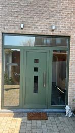 Complete voordeur te koop , kleur olijfgroen., Ophalen, Zo goed als nieuw
