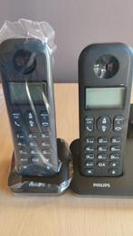 Draadloze telefoon Philips, set van twee, Telecommunicatie, Ophalen, Zo goed als nieuw, 2 handsets