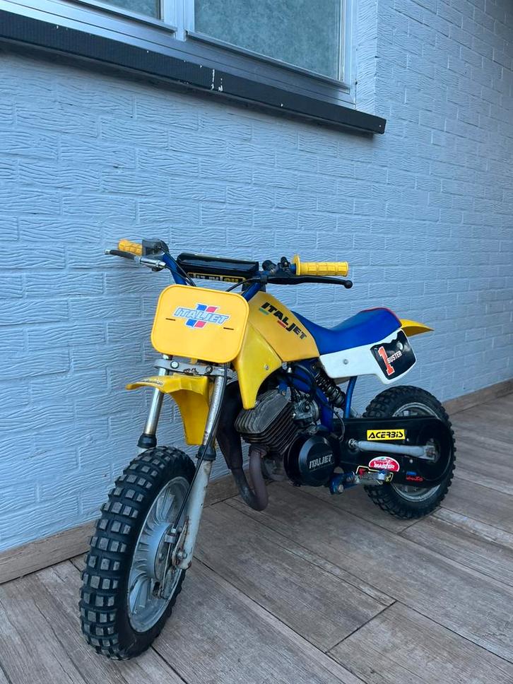 Italjet Buster 1 — 50 cc — 1989 — Mini Crosser original, Vélos & Vélomoteurs, Cyclomoteurs | Cyclomoteurs de cross, Utilisé, Autres marques