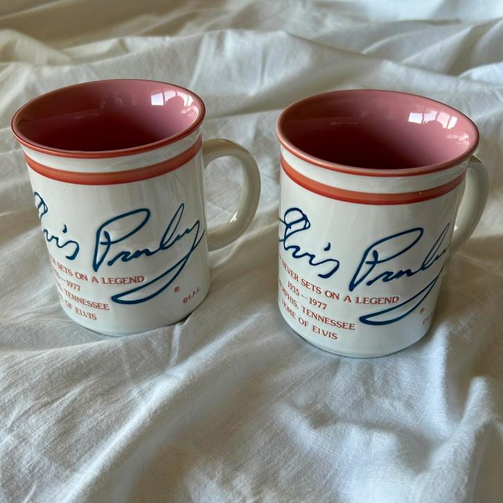 Tasse (Mug Elvis Presley - Graceland 1989), Maison & Meubles, Cuisine | Vaisselle, Comme neuf, Tasse(s) et/ou soucoupe(s), Autres styles