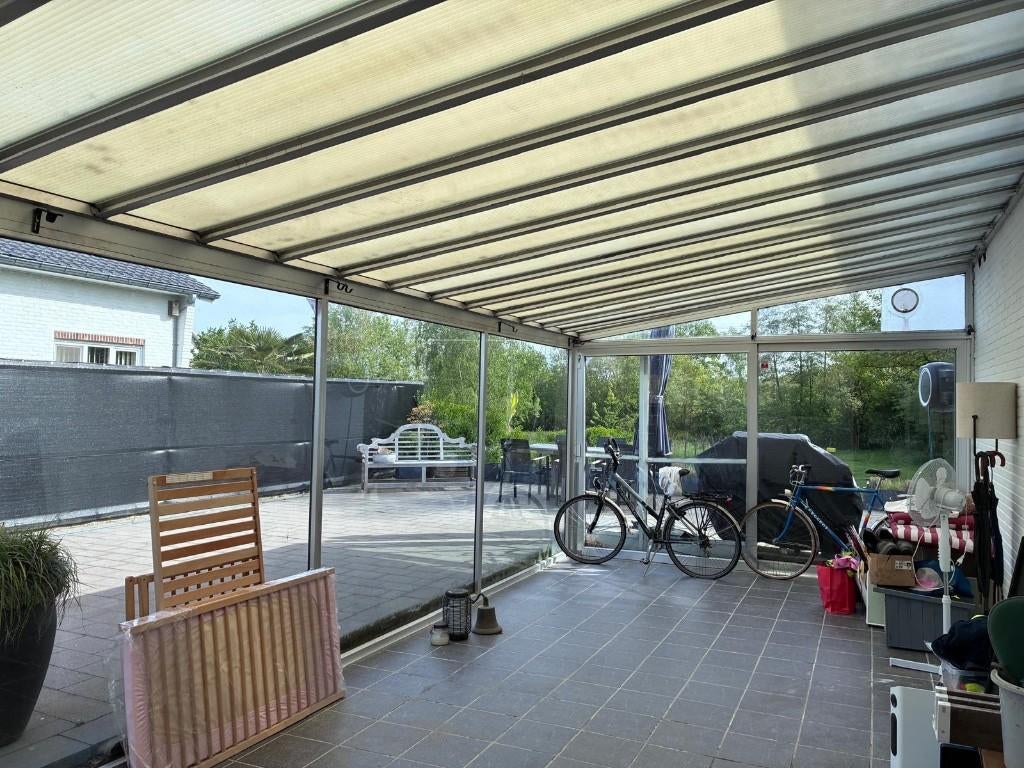 Veranda Aluminium & Glas 8x4m - Zelf af te breken - GRATIS, Jardin & Terrasse, Verrières, Utilisé, Véranda, Enlèvement