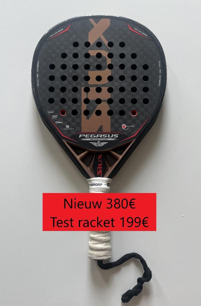 Siux Pegasus Revolution padel racket, Ophalen of Verzenden, Zo goed als nieuw, Padelracket