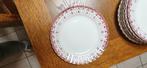 Assiettes Fleur de Lis rouge, Antiquités & Art, Enlèvement
