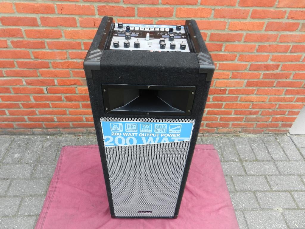 Lenco PA-1500 - DJ Systeem - Zwart, Muziek en Instrumenten, Dj-sets en Draaitafels, Ophalen, Zo goed als nieuw, Dj-set, Overige merken