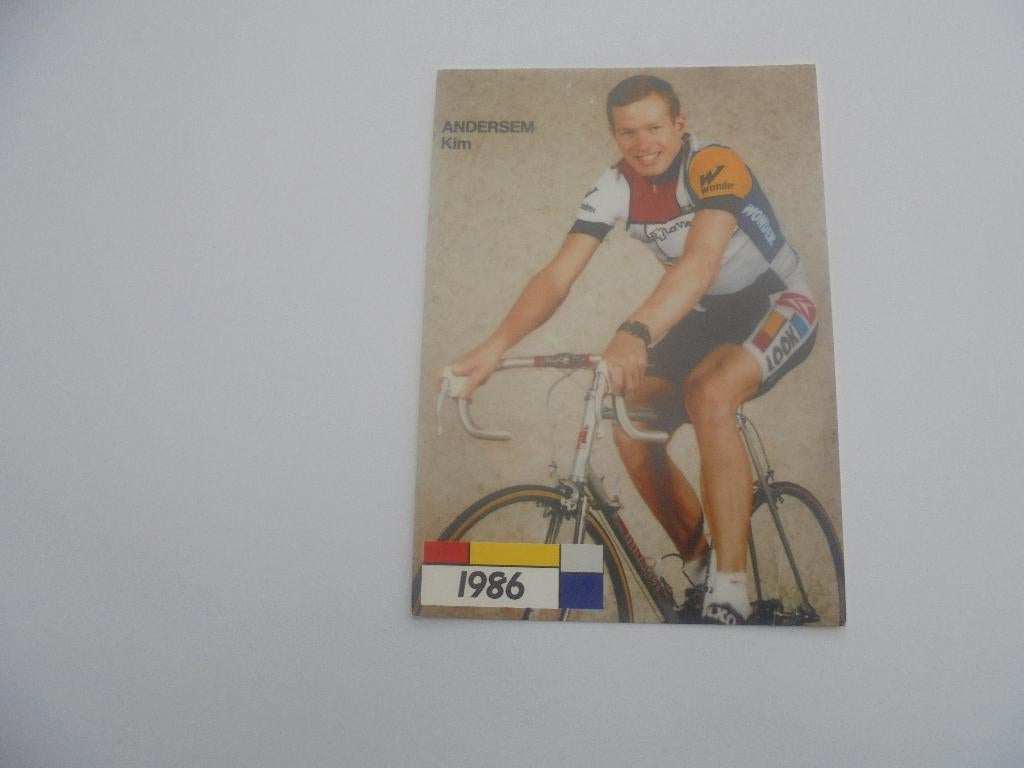 wielrenner-kim andersem, Collections, Photos & Gravures, Envoi, 1980 à nos jours, Comme neuf, Photo