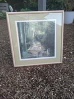 "De innerlijke gloed" van Piet Bekaert, Antiek en Kunst, Kunst | Etsen en Gravures, Ophalen, Ets, Met tekst, 1950 - 1999