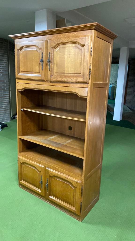 Bibliothèque ou meuble TV en chêne, Enlèvement, Comme neuf