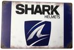 Assiette murale SHARK HELMETS en métal au look vintage, Enlèvement ou Envoi, Neuf, Panneau publicitaire