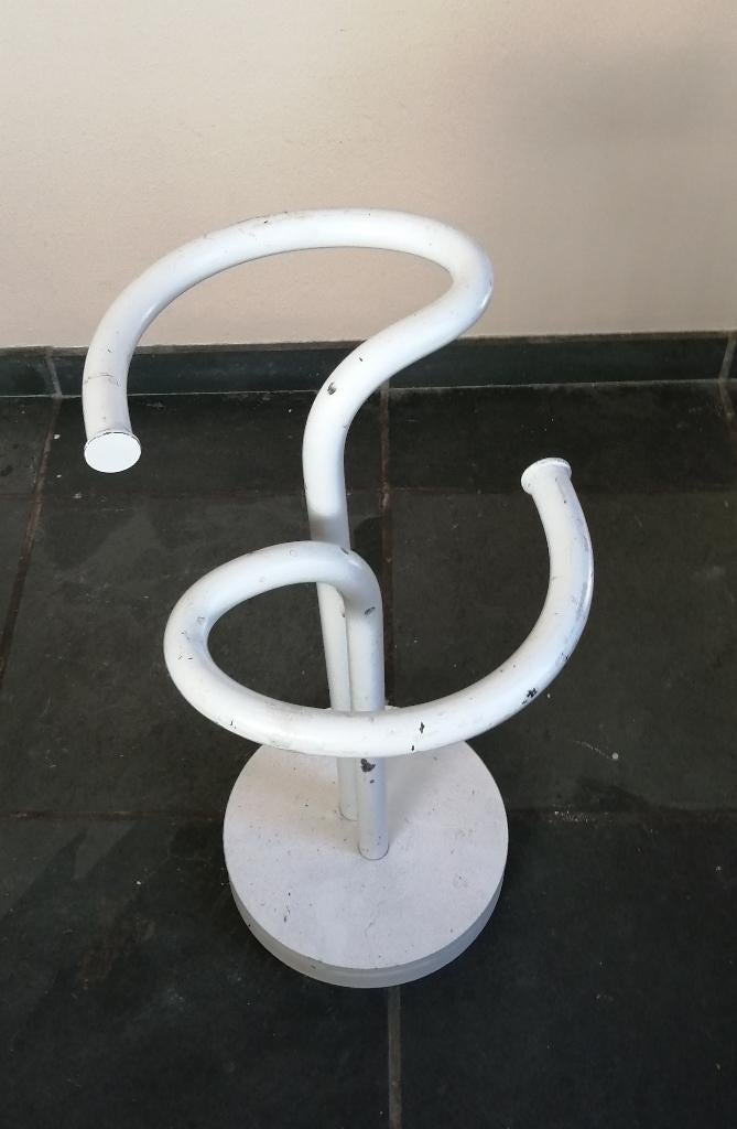 vintage handdoekhouder, dress boy eighties, Antiquités & Art, Curiosités & Brocante, Enlèvement