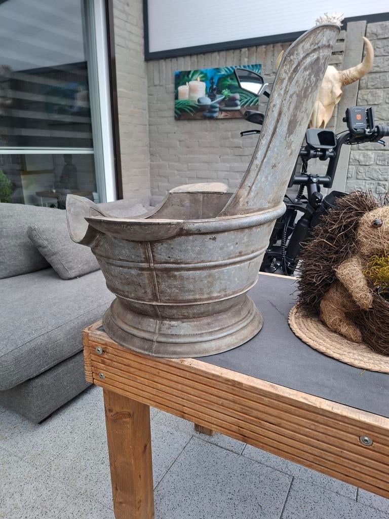 Oude cowboy badkuip, Antiquités & Art, Antiquités | Bronze & Cuivre, Enlèvement