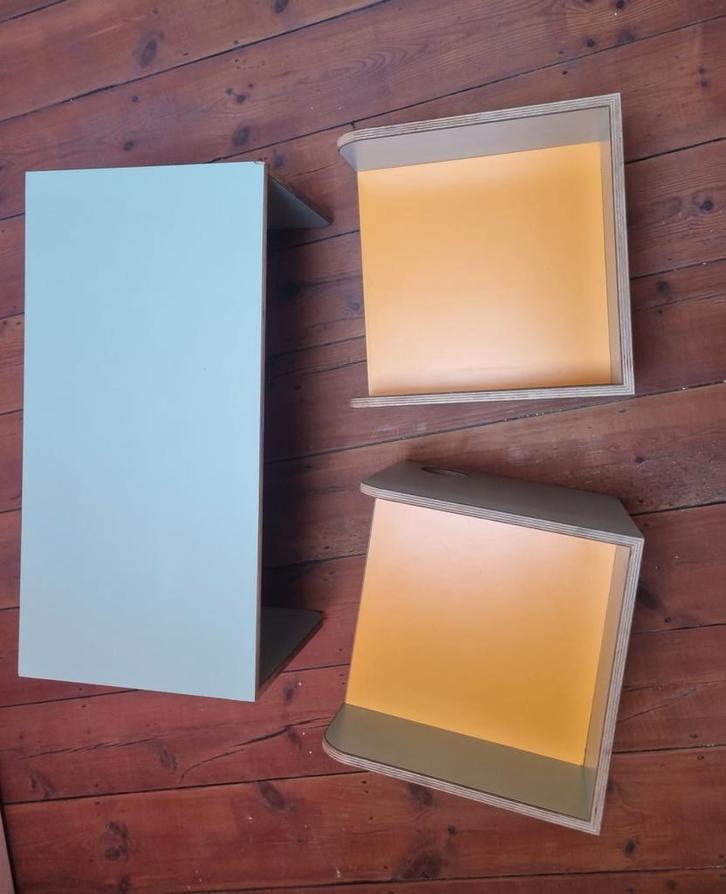 Bank & 2 stoelen Arthur & Friends (multifunctioneel), Enfants & Bébés, Chambre d'enfant | Tables & Chaises, Utilisé, Chaise(s)